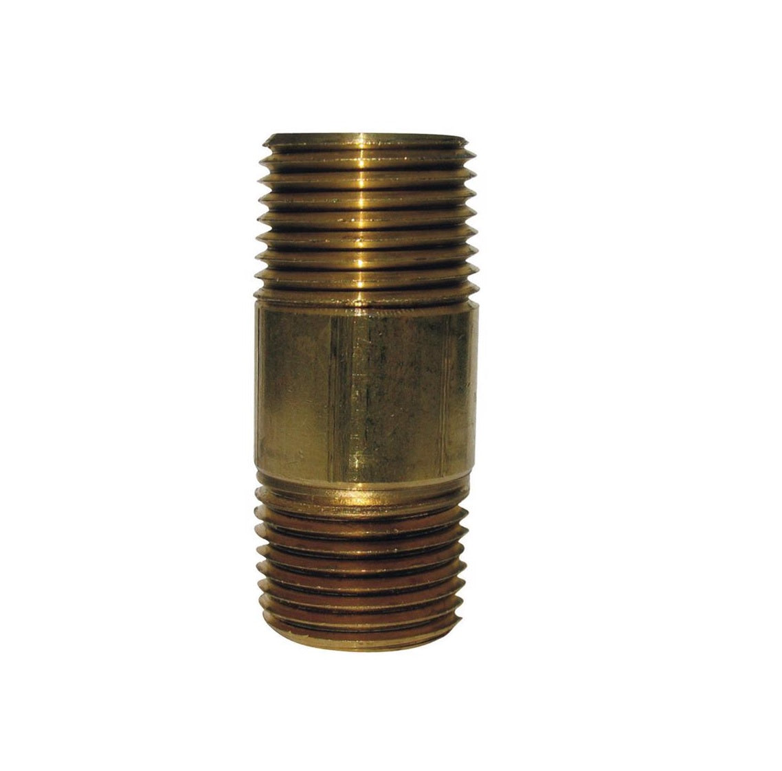 Homeplus+ 6JC126300201012 MPT Nipple, Red Brass