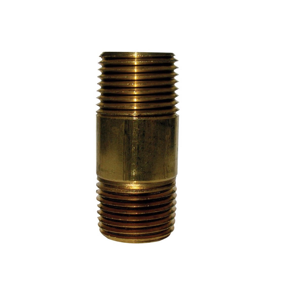 Homeplus+ 6JC126300201014 MPT Nipple, Red Brass