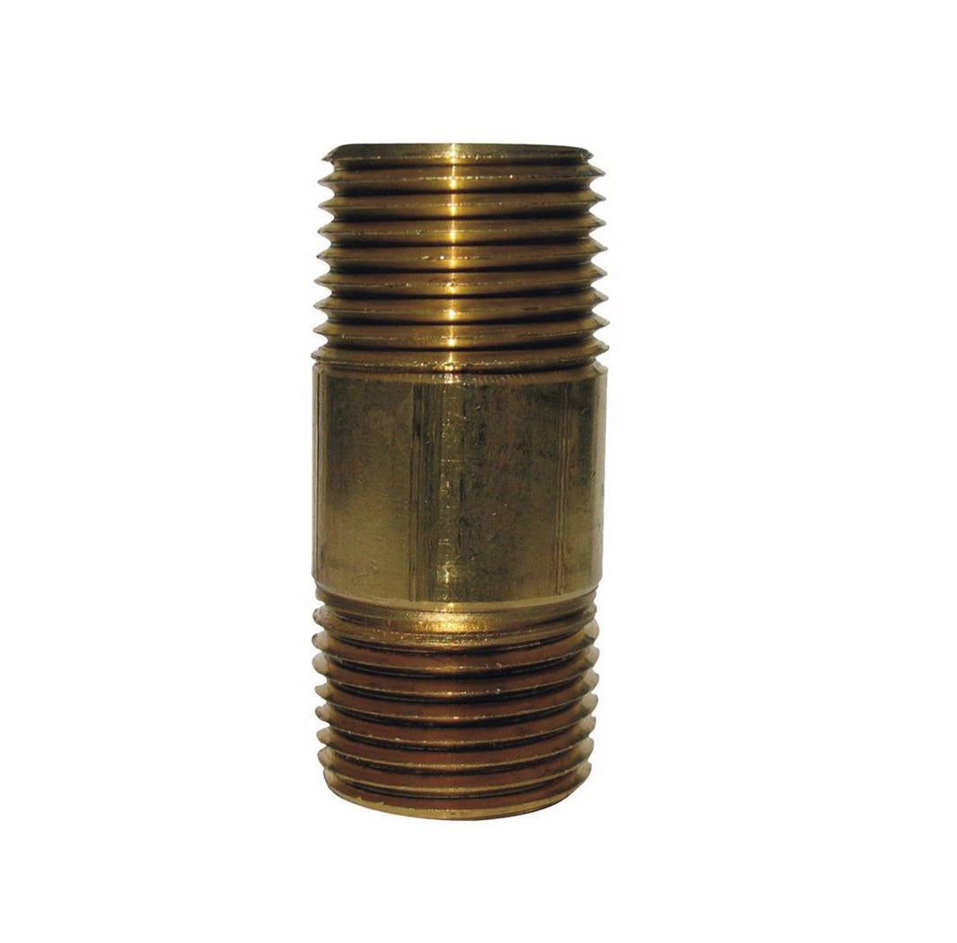 Homeplus+ 6JC126300201030 MPT Nipple, Red Brass
