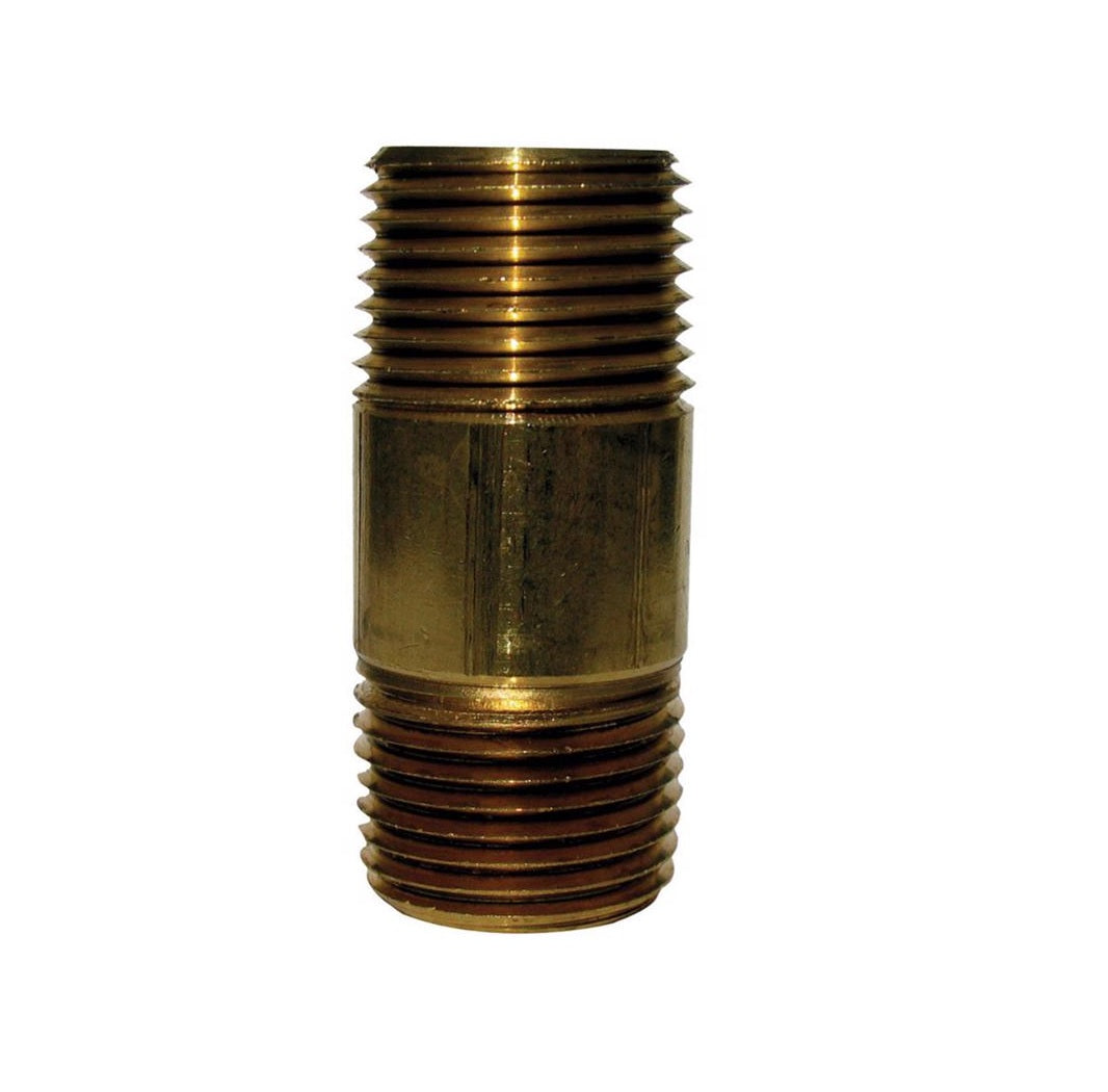 Homeplus+ 6JC126300201031 MPT Nipple, Red Brass