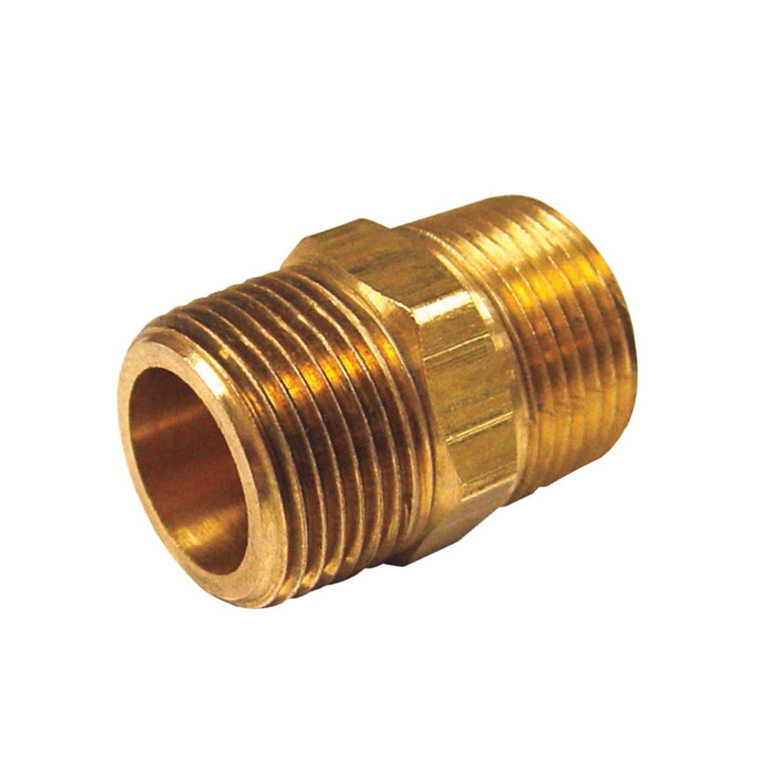 Homeplus+ 6JC101010721018 MPT Reducing Hex Nipple, Brass