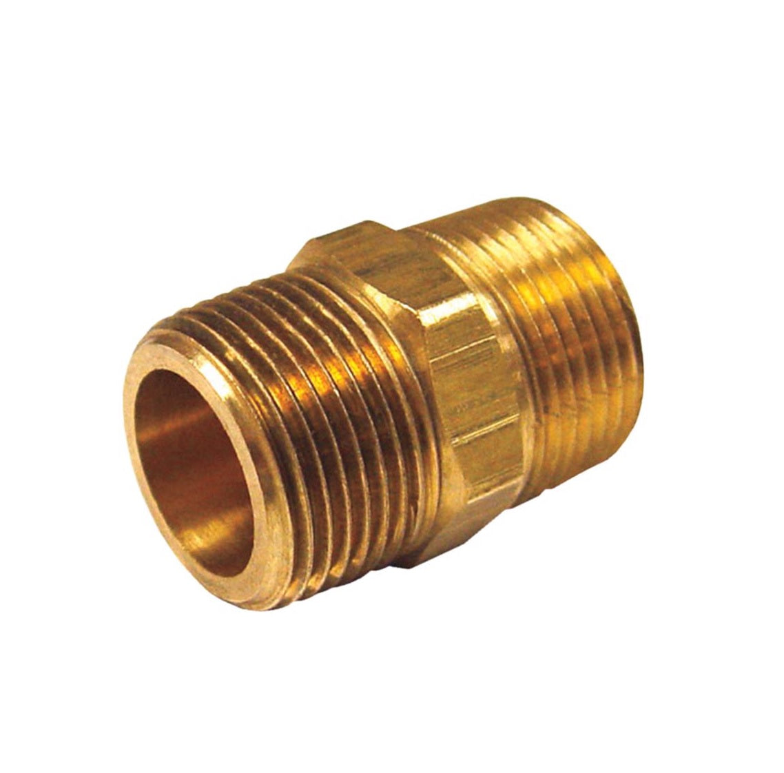 Homeplus+ 6JC101010721021 MPT Reducing Hex Nipple, Brass