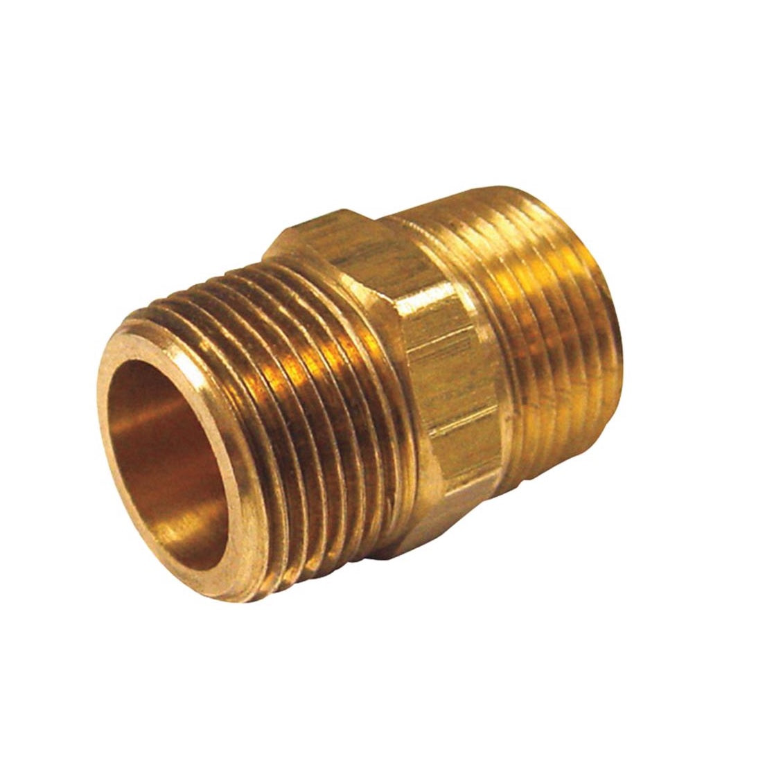 Homeplus+ 6JC101010721012 Reducing Hex Nipple, Brass