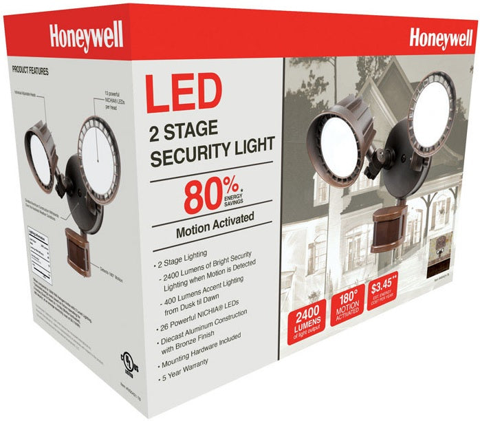 Honeywell NS0421-78 2 Stage Security LED Light, 120 Volts, 36 Watts