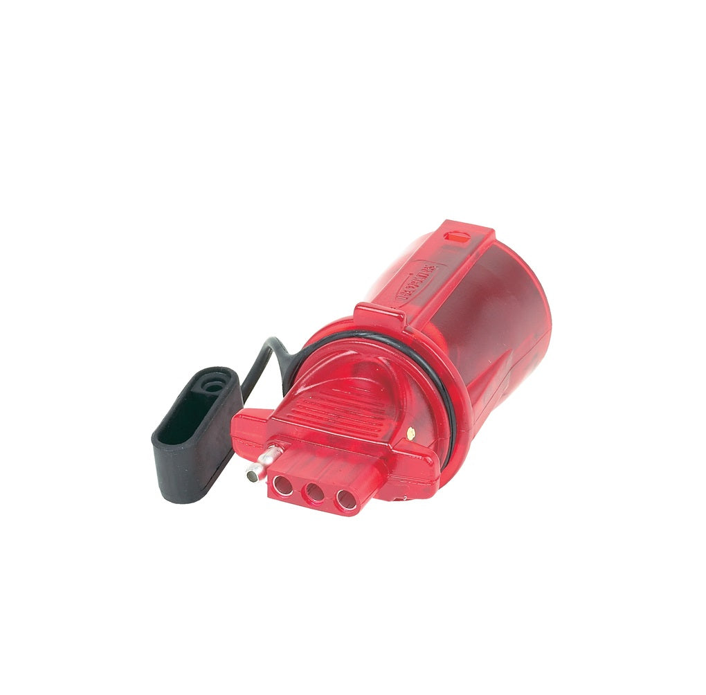 Hopkins 47335 Nite-Glow 4 Flat to 7 Blade Trailer Adapter, Red, 1.88 in