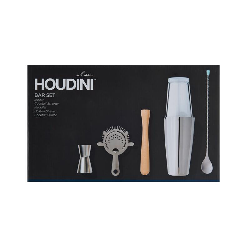 Houdini H7-20405T Bar Tool Set, Stainless Steel