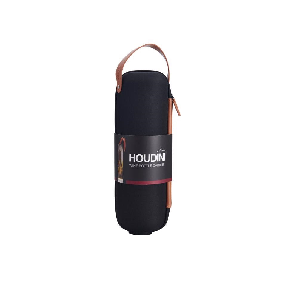 Houdini 5271255 Wine Bottle Carrier, Black, 1 L