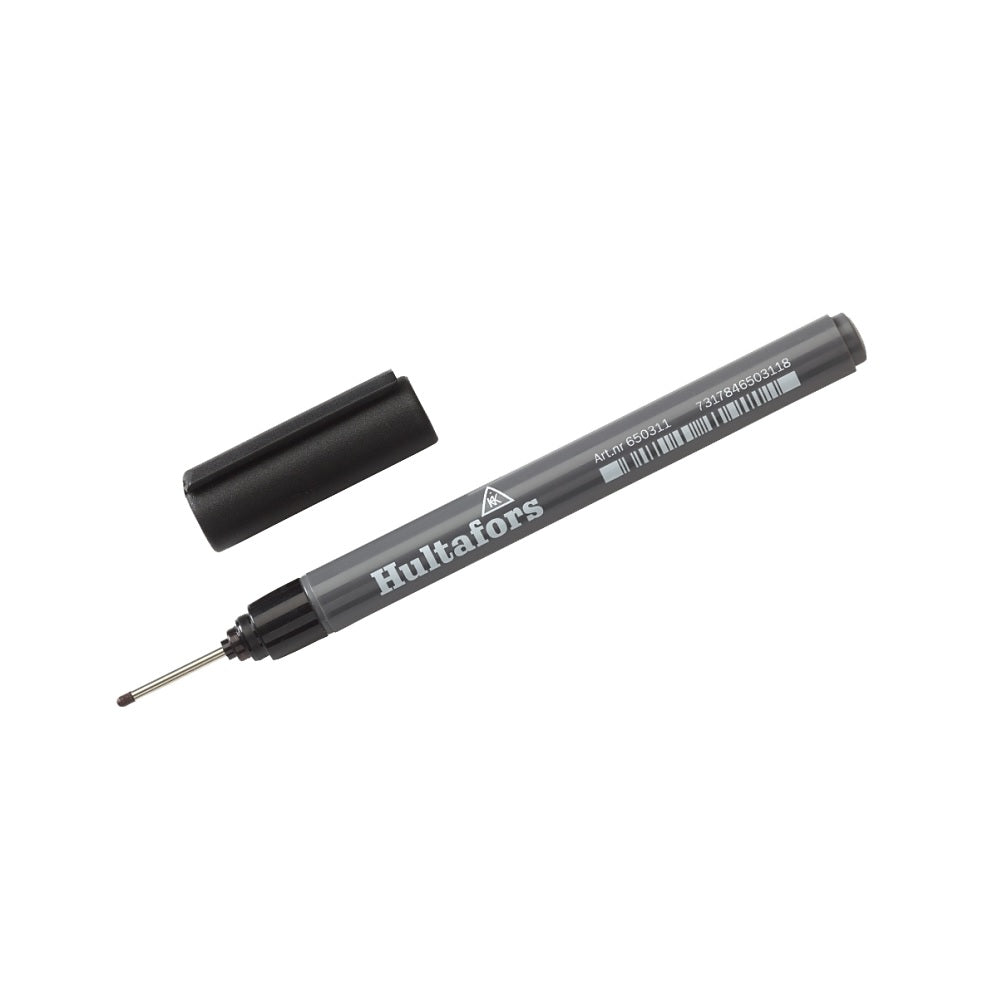 Hultafors 650310 Ink Deep-Hole Marker, Black