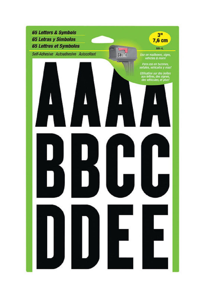 Self-Adhesive Vinyl Letter Kit, 3