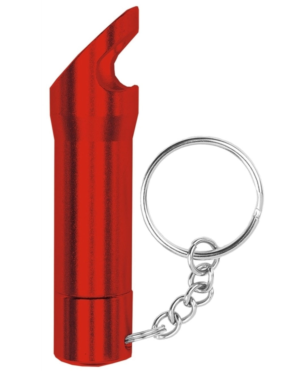 Hy-Ko KC611 2GO LED Flashlight Bottle Opener Key Chain, Red