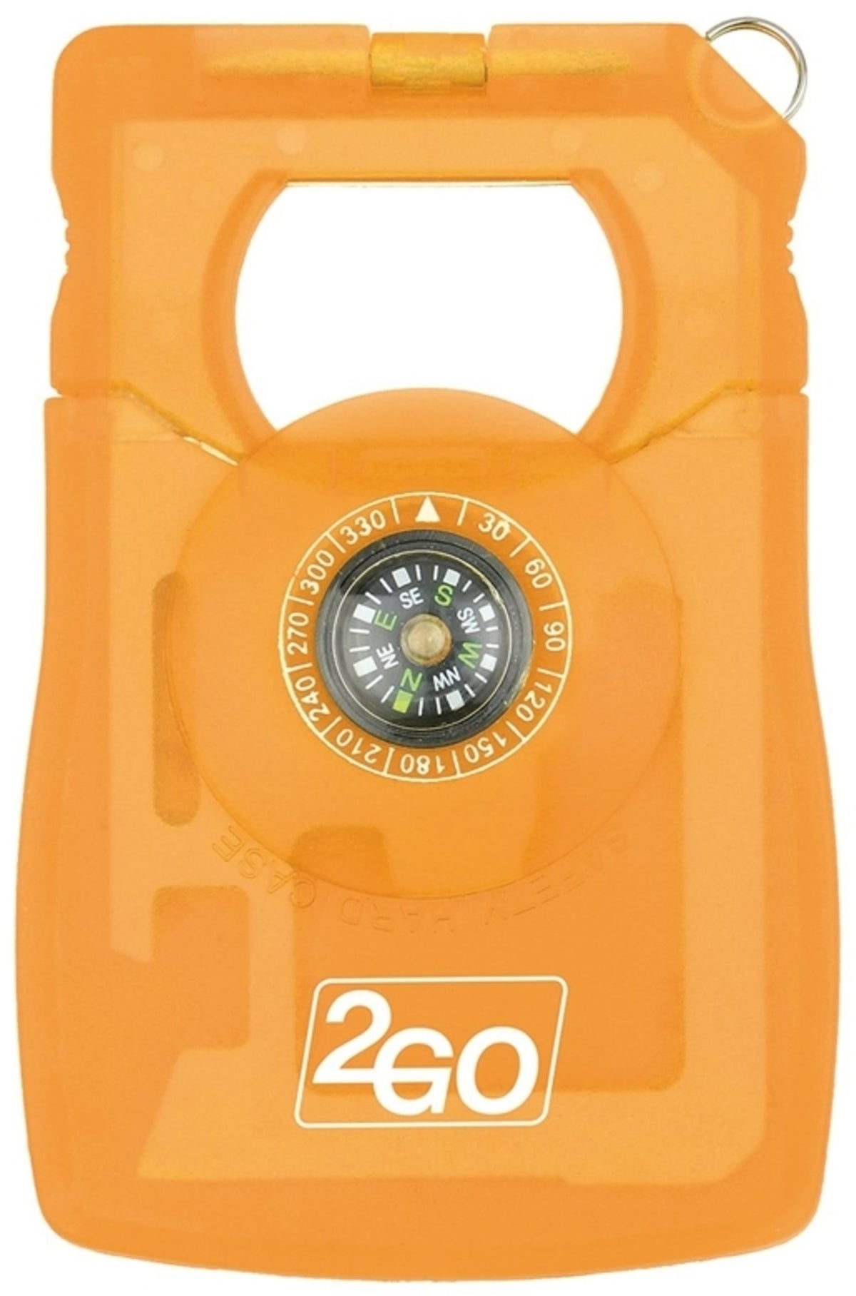 Hy-Ko KC610 2GO Survival Card Multi Key Tool, Orange