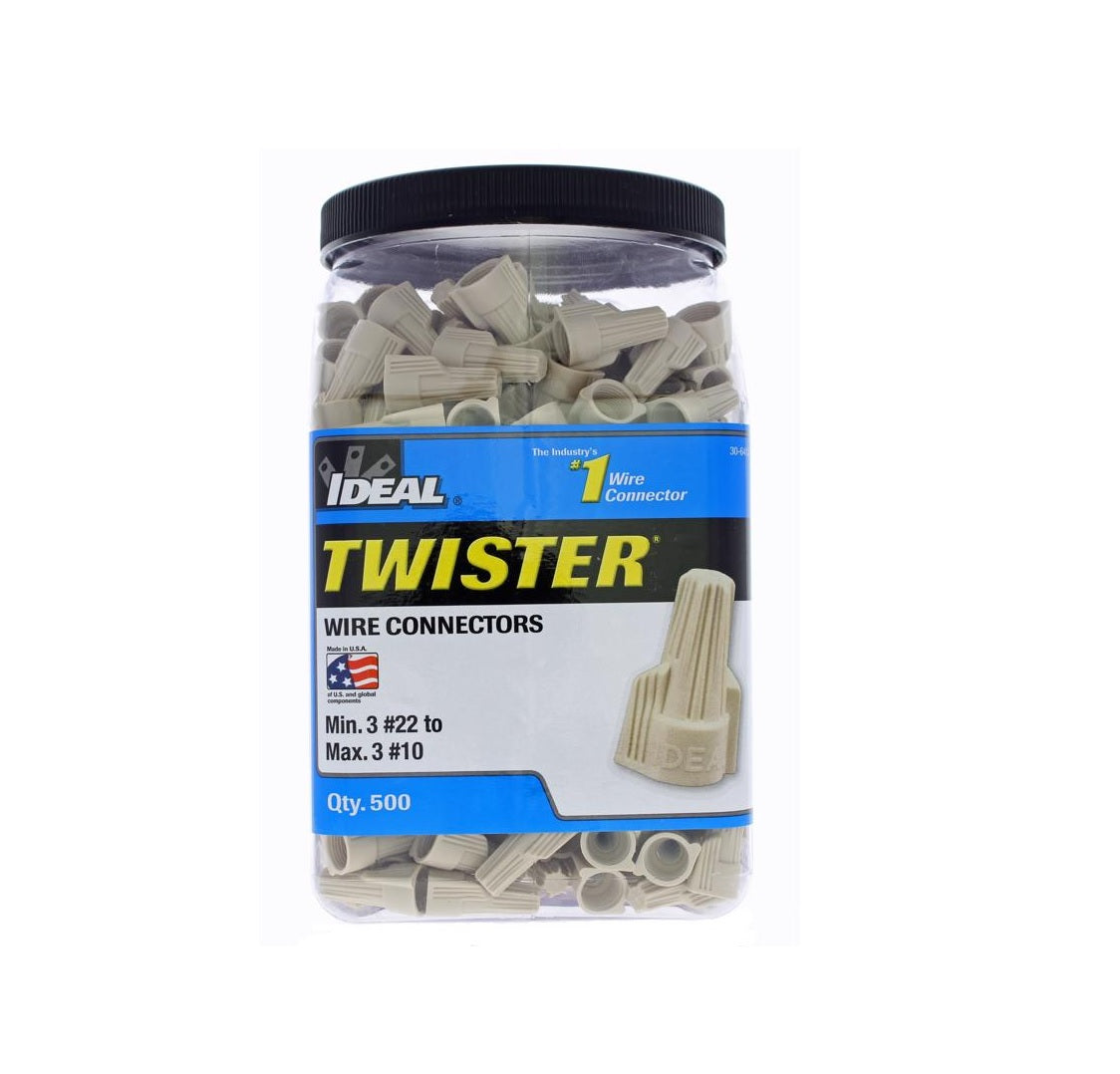 Ideal 30-641J Twister Wire Connectors, Tan