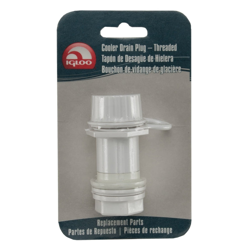 Igloo 24011 Threaded Drain Plug For Igloo Ice Chest, White