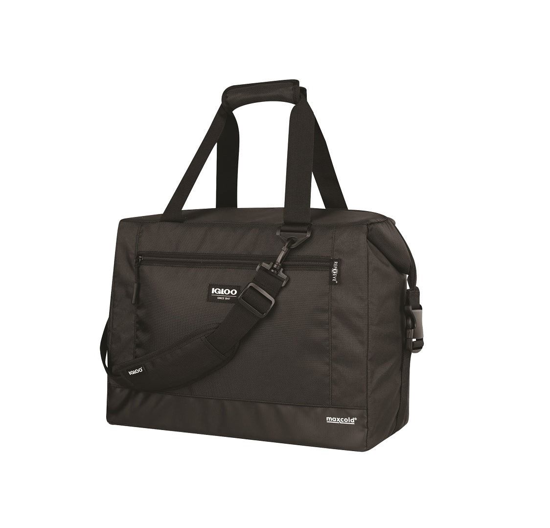 Igloo 66156 Cooler Bag, Foam/Fabric/Polyester, Black