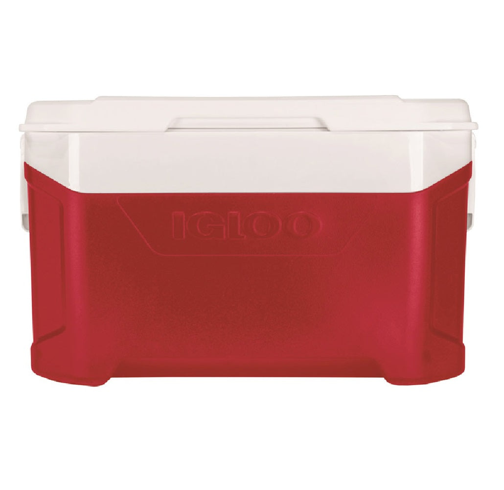 Igloo 50057 Latitude Cooler, Red, 50 Qtr
