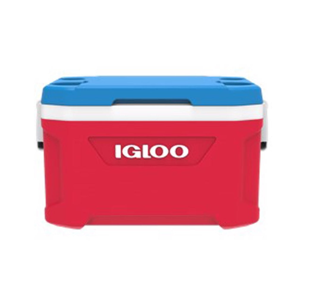 Igloo 50600 Latitude Reusable Cooler, Red, 52 Quart