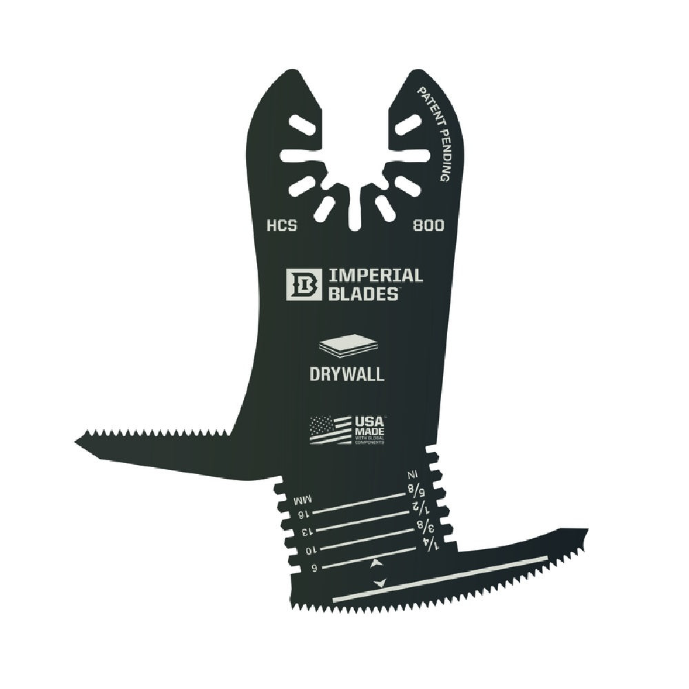 Imperial Blades IBOA800-1 One Fit 4-In-1 Drywall Blade, High Carbon Steel