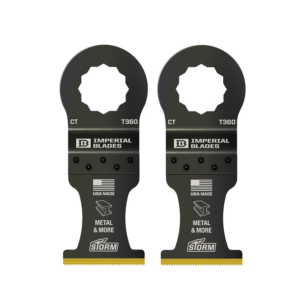 Imperial Blades IBSCT360-2 Storm Titanium Carbide Tooth Blade