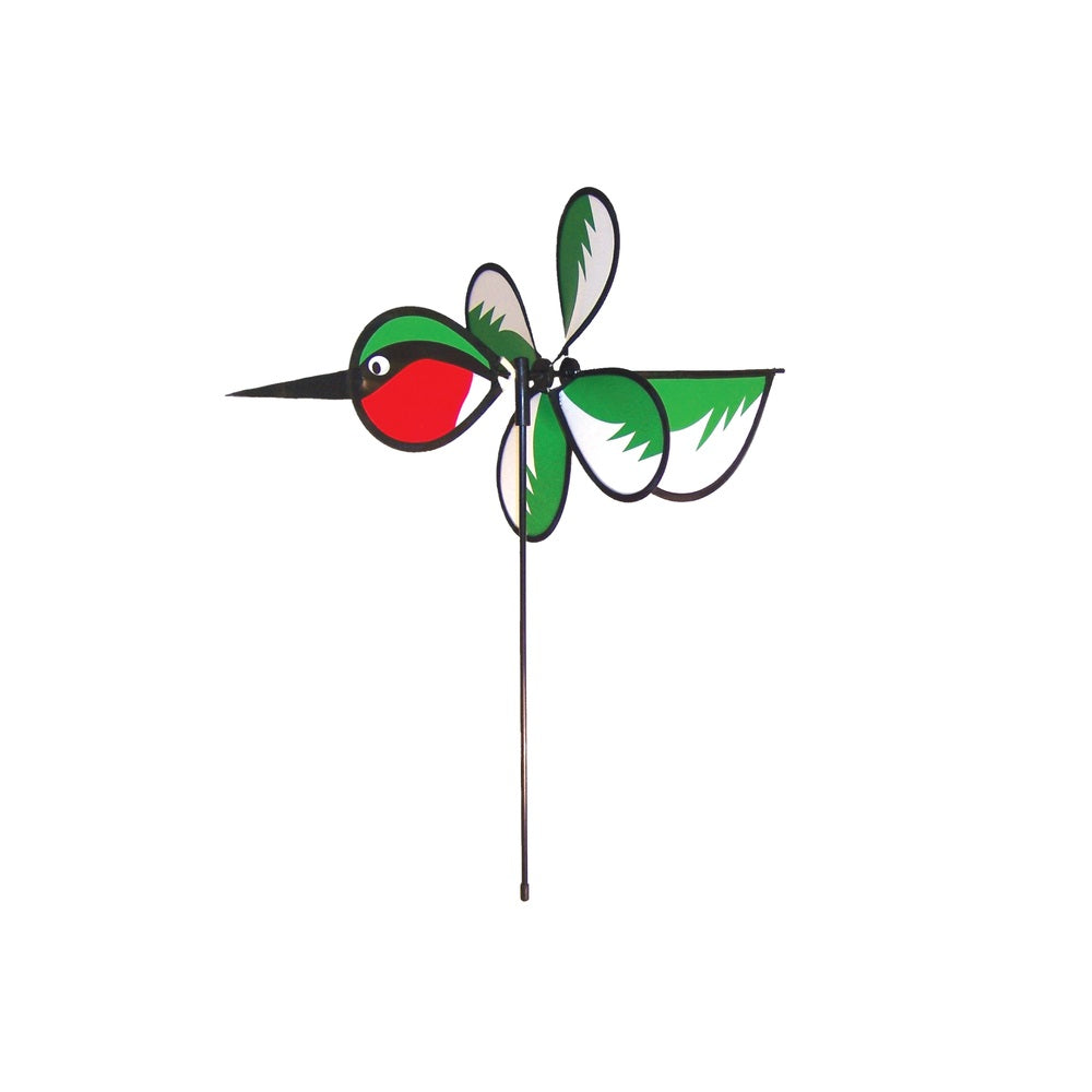 In The Breeze 2811 Hummingbird Garden Stake Spinner, 23 Inch