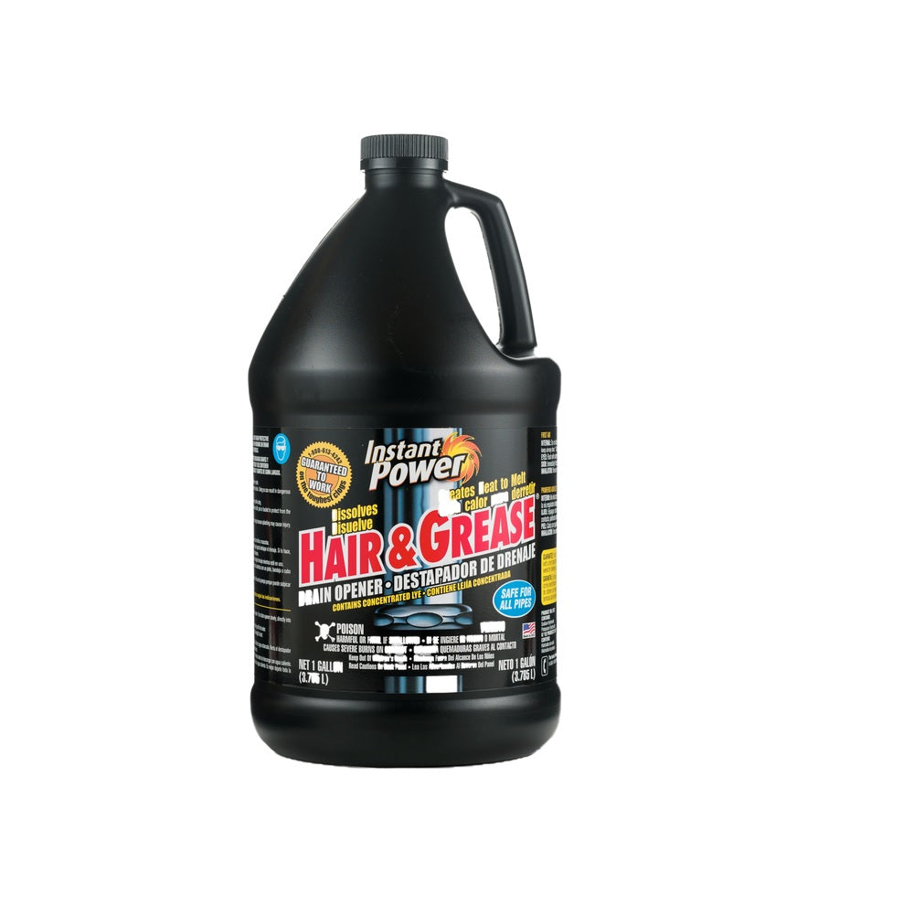 Instant Power 1972 Hair & Grease Drain Opener, 1 Gallon