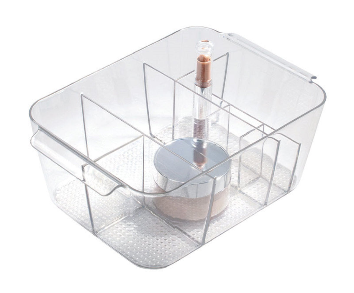 InterDesign 35870 Cosmetic Organizer, Clear, Plastic