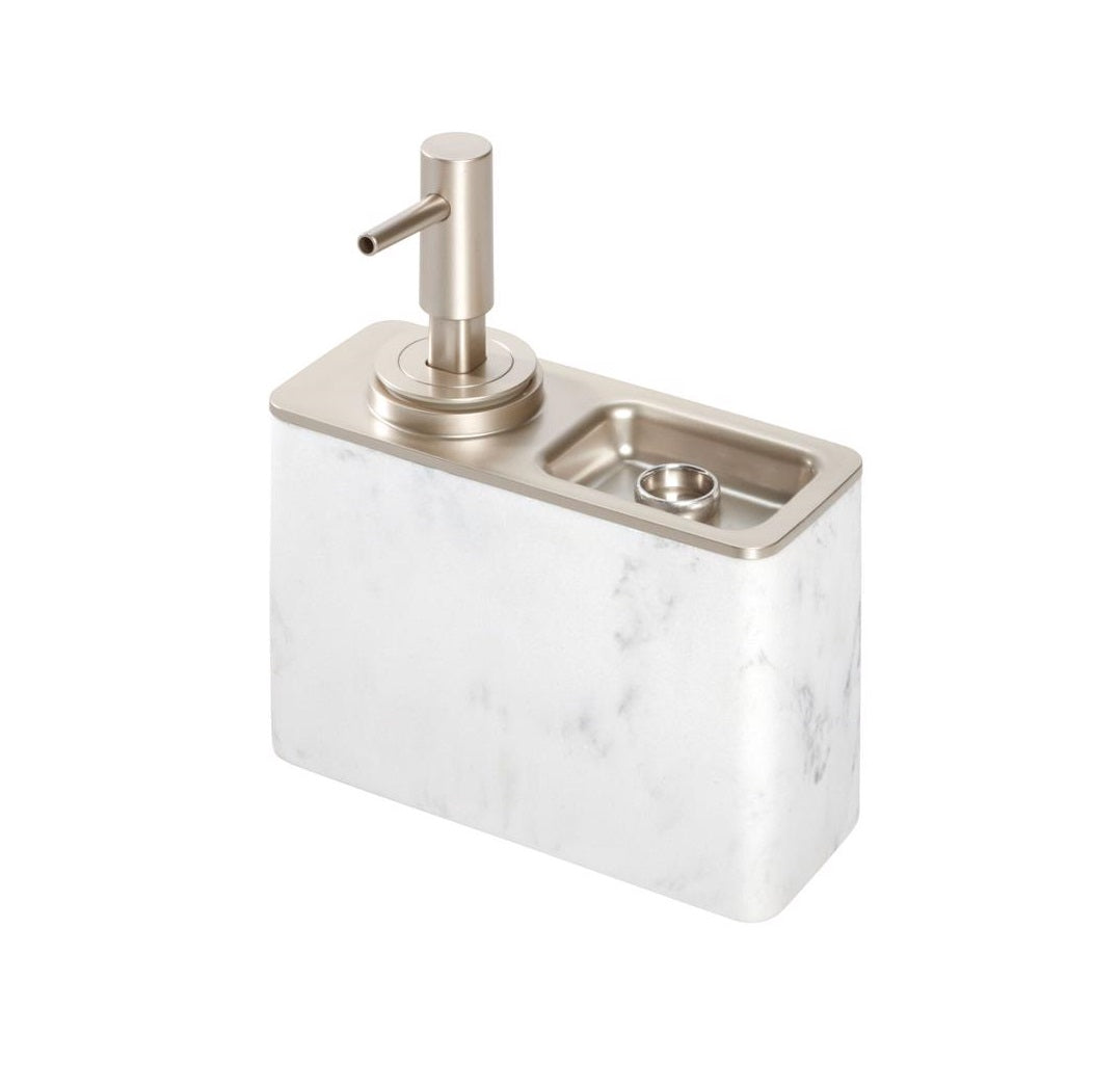 InterDesign 28240 Dakota Soap Pump, White