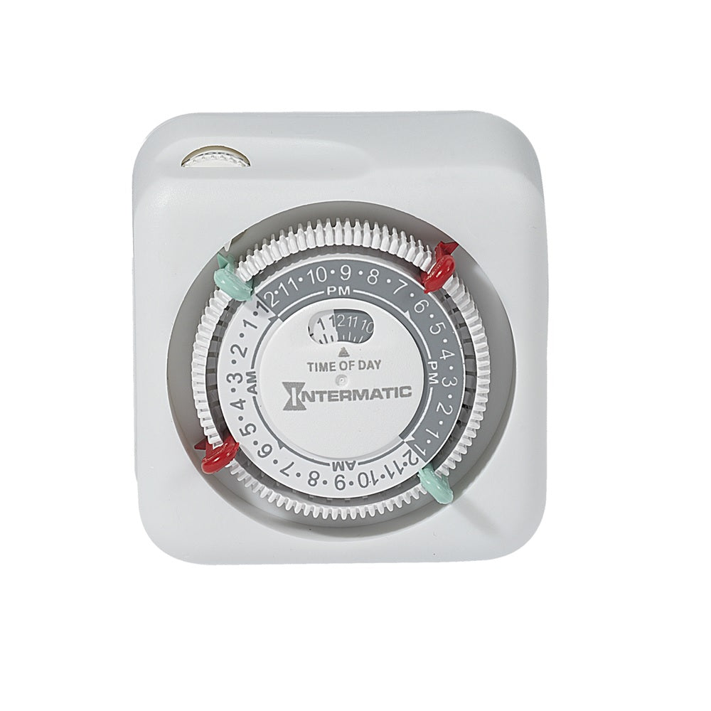 Intermatic TN111K Timer With Removable Trippers, 125 Volt, 1875 Watts