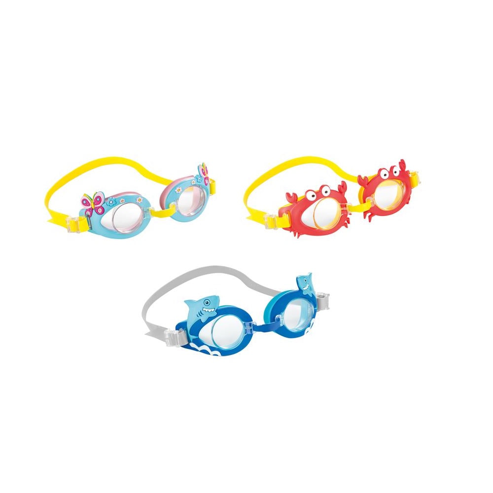 Intex 55610E Fun Swimming Goggles, Assorted Colors