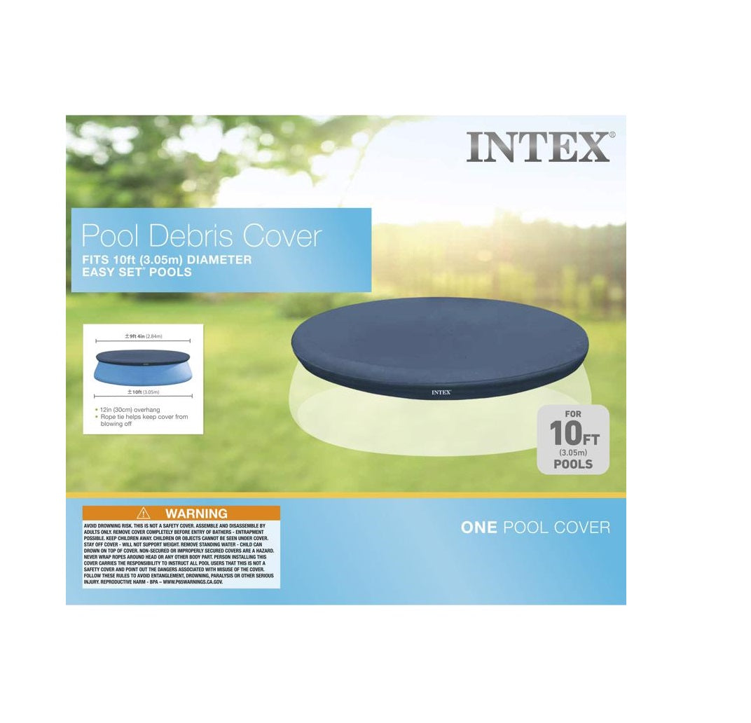 Intex 28021E Pool Cover, Blue, 10 Ft X 12 inches