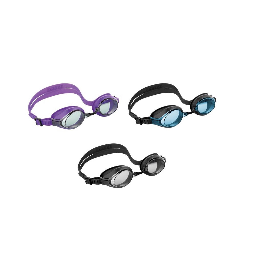 Intex 55691E Sport Racing Swimming Goggles, Assorted Colors