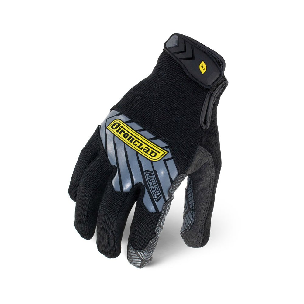 Ironclad IEX-MGG-03-M Command Grip Gloves, Black, Size M