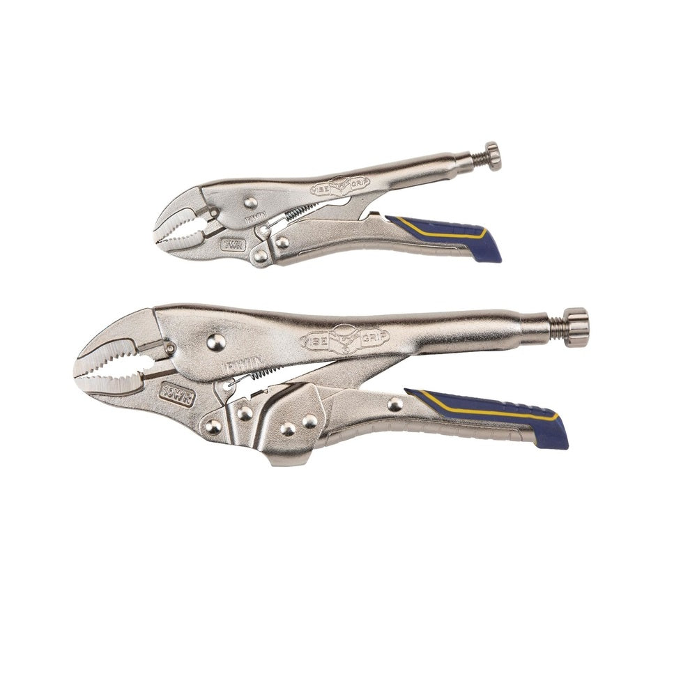 Irwin IRHT82590 Vise-Grip Curved Pliers Set, Silver