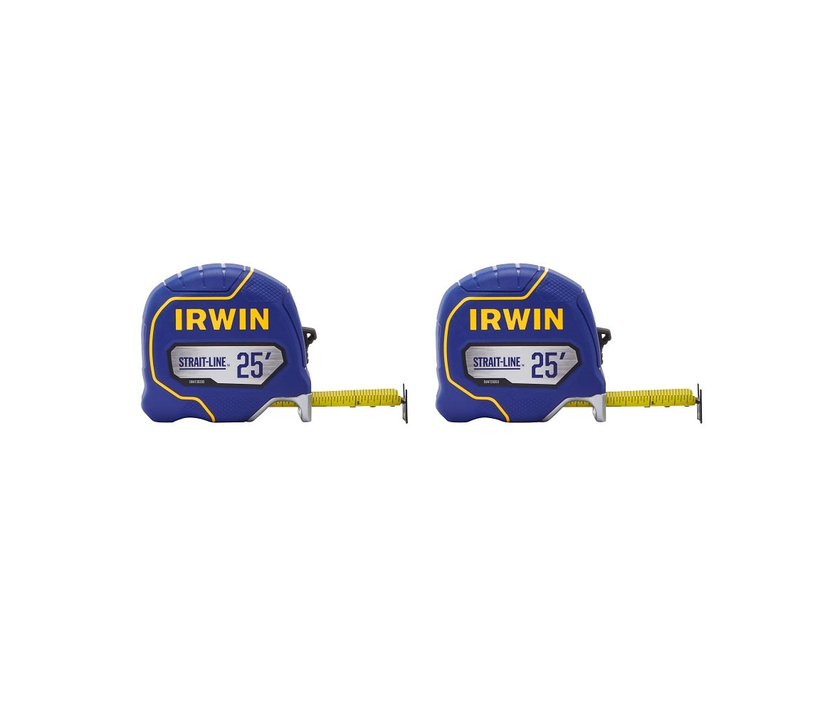 Irwin IWHT39396S Strait-Line Tape Measure, Double-Sided