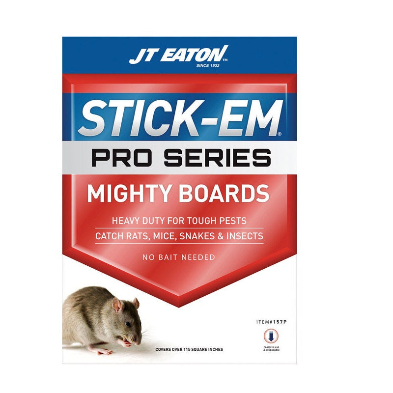 JT Eaton 157P Stick-Em Pro Series Mighty Boards Animal Glue Trap