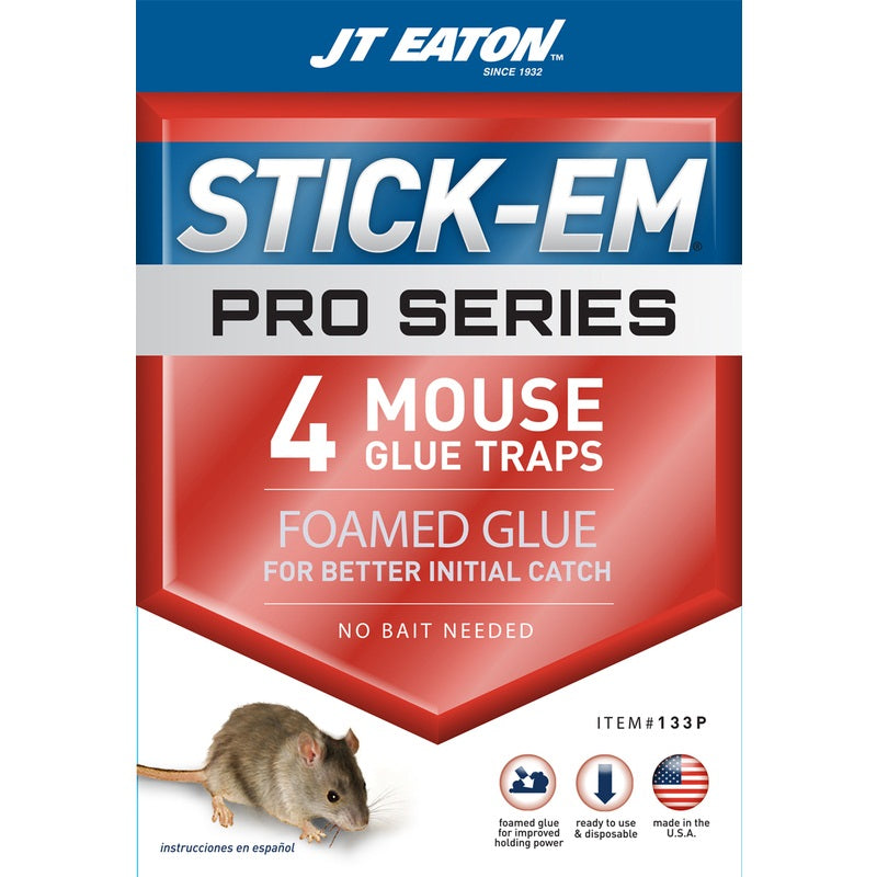 Jt Eaton 133P Stick-Em Pro Series Mouse Glue Trap, Small