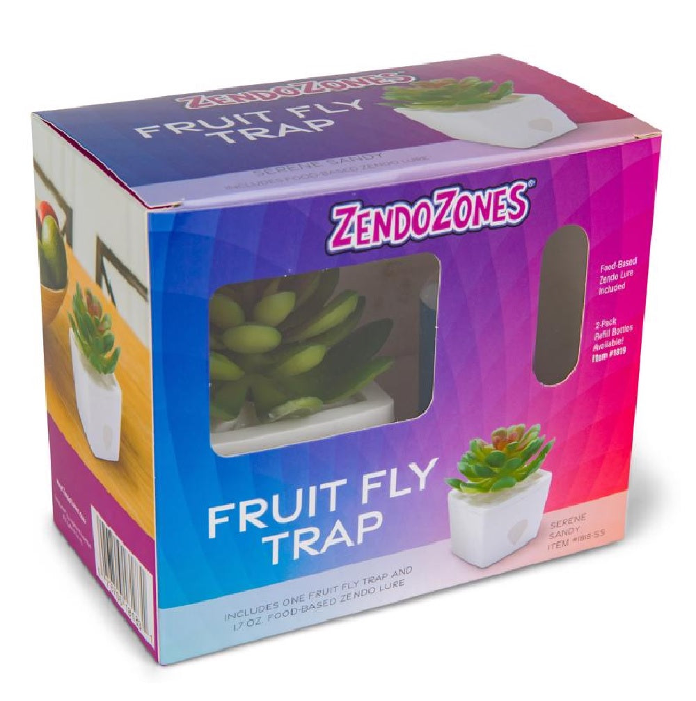 JT Eaton 1818-SS ZendoZones Fruit Fly Trap, White