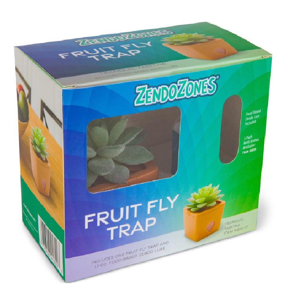 JT Eaton 1820-TT ZendoZones Fruit Fly Trap, Terra Cotta
