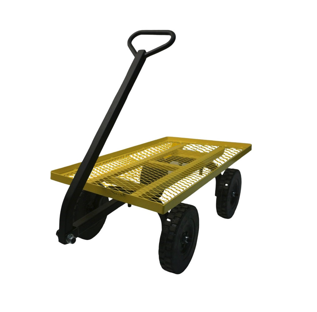 Landscapers Select FORZAFB600 Heavy-Duty Platform Cart, Yellow, 600 Lbs