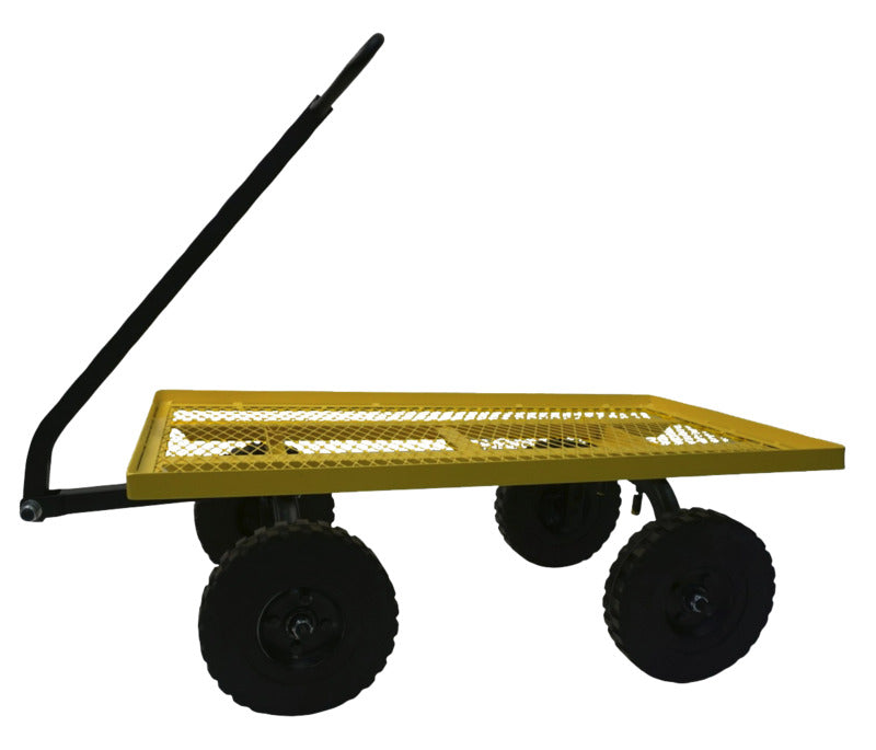 Landscapers Select FORZAFB600 Heavy-Duty Platform Cart, Yellow, 600 Lbs