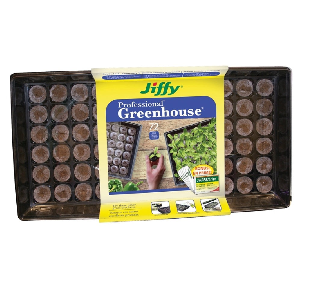 Jiffy Products J372PROGS Professional Greenhouse  With Plant Labels Starter Kit