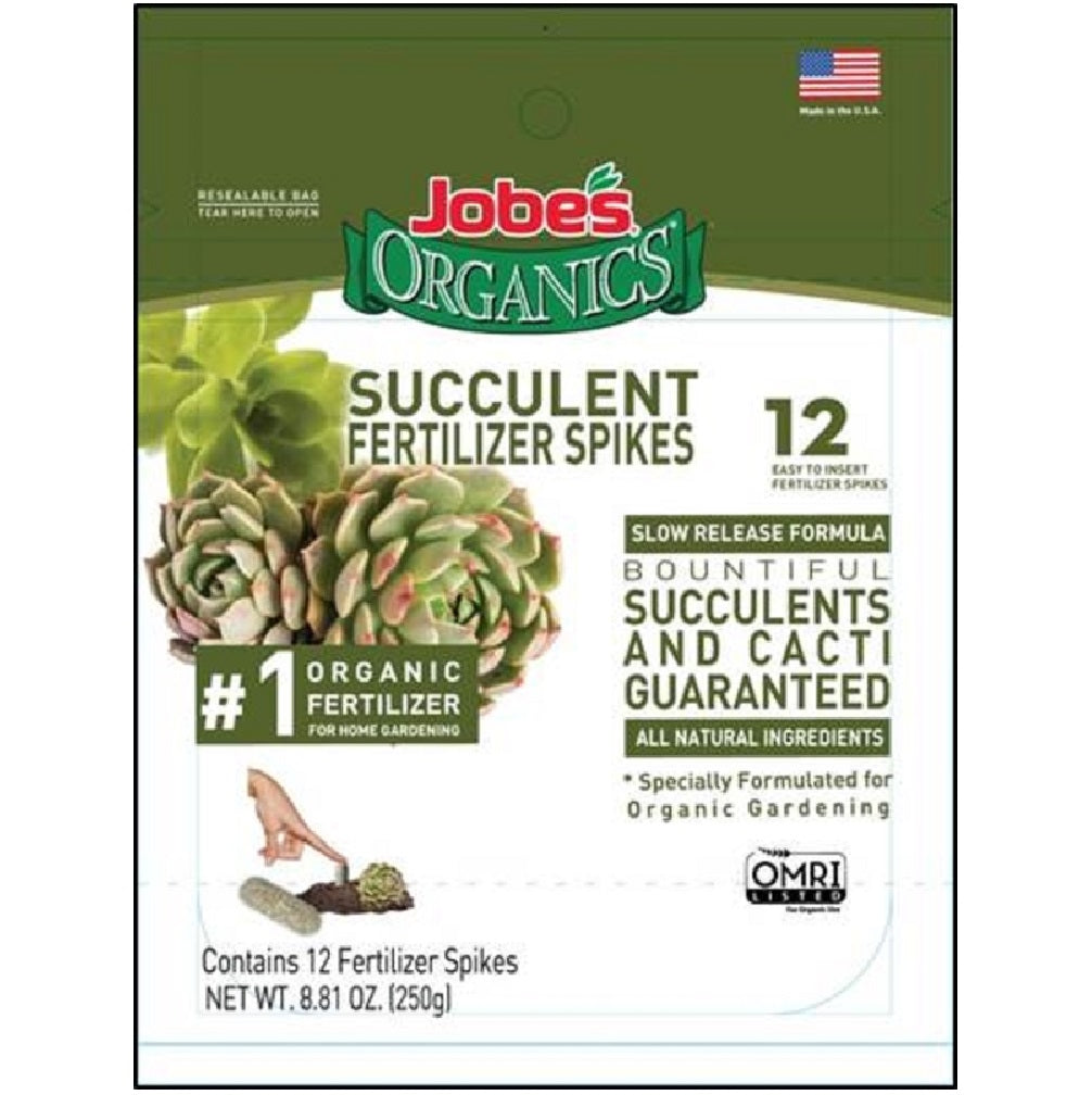 Jobe's 06703 Organics Fertilizer Spikes, 2-8-8