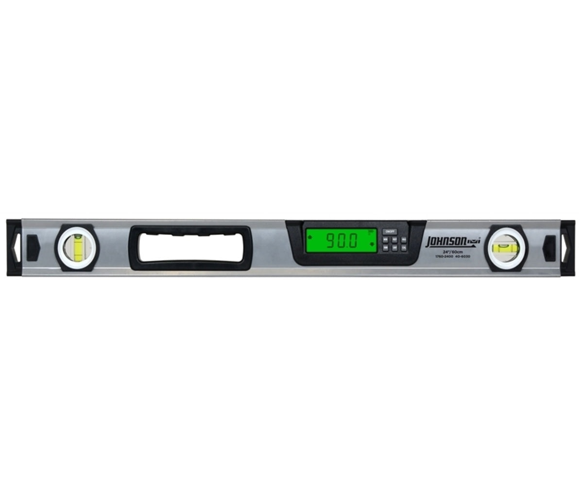 Johnson 1760-2400 Digital Box Level, Aluminum, 24 Inch