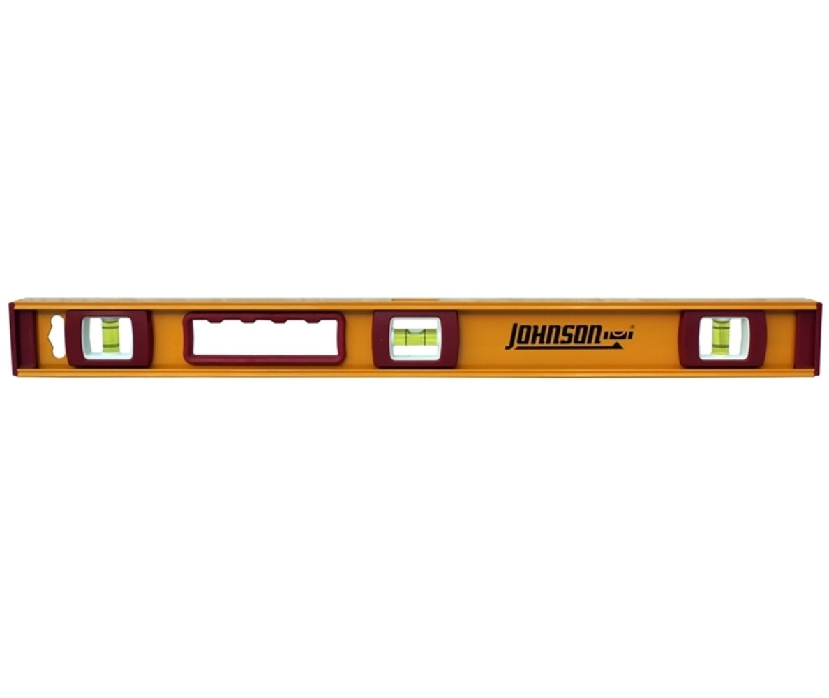 Johnson Level 1233-2400 Heavy Duty I-Beam Aluminum Level, 24"