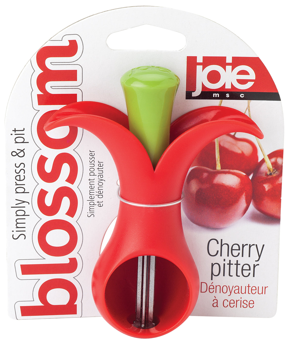 Joie MSC 30455 Blossom Cherry Pitter, 4"