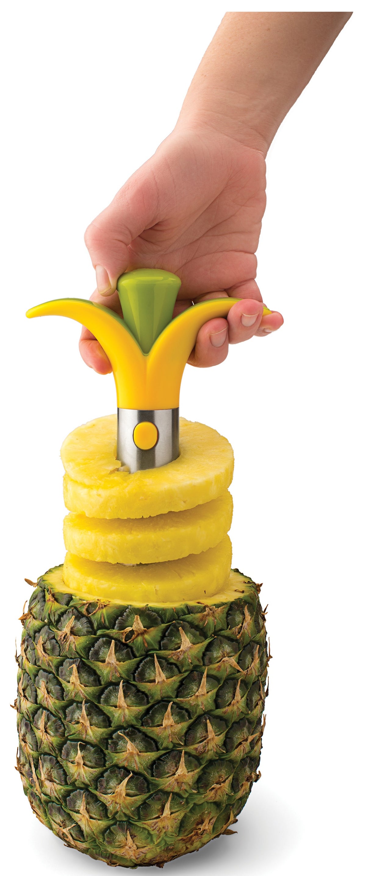 Joie MSC 30666 Blossom Pineapple Corer & Slicer, 18/0 Stainless Steel