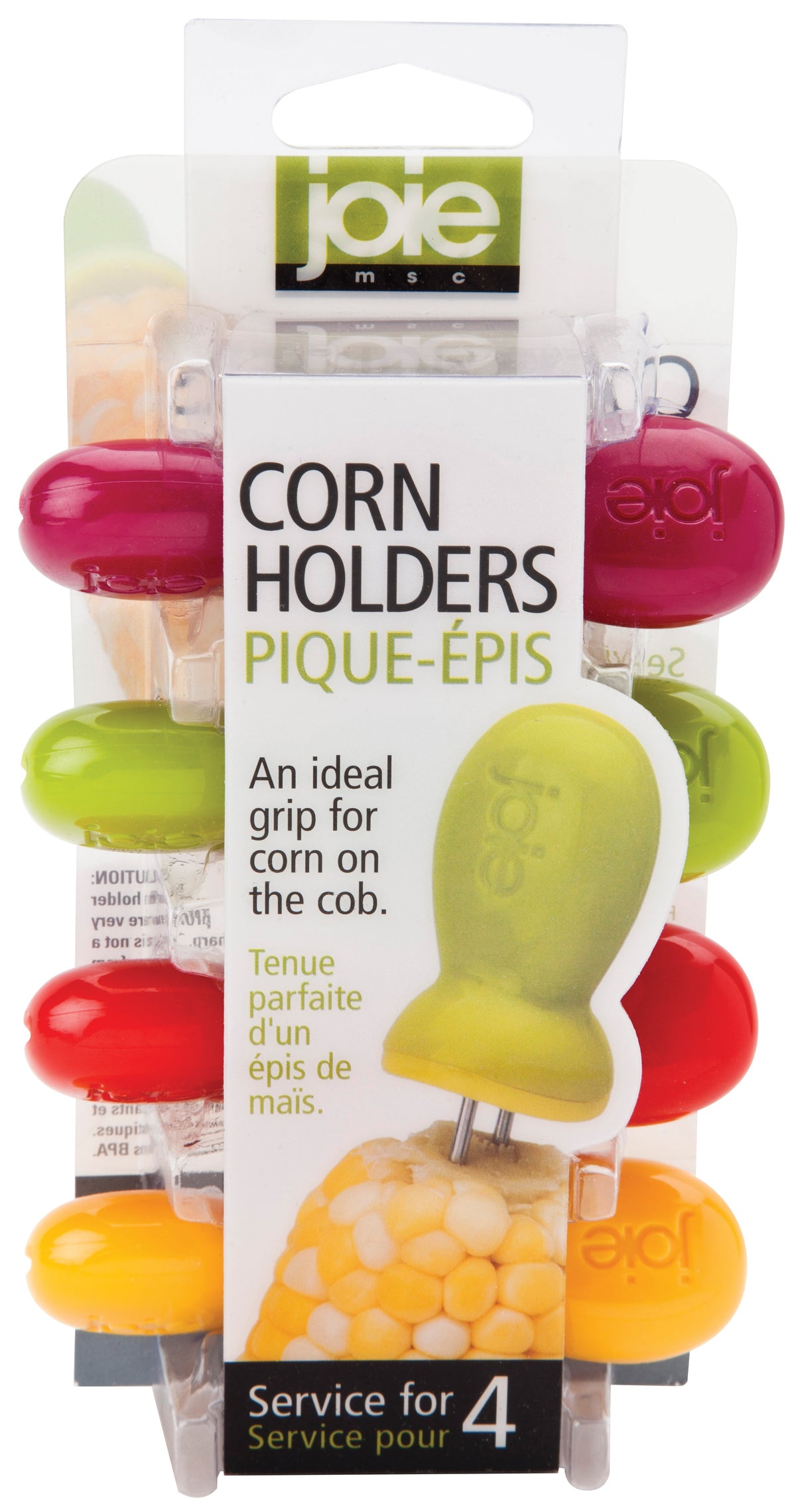 Joie MSC 29355 Corn Holders, Assorted Colors