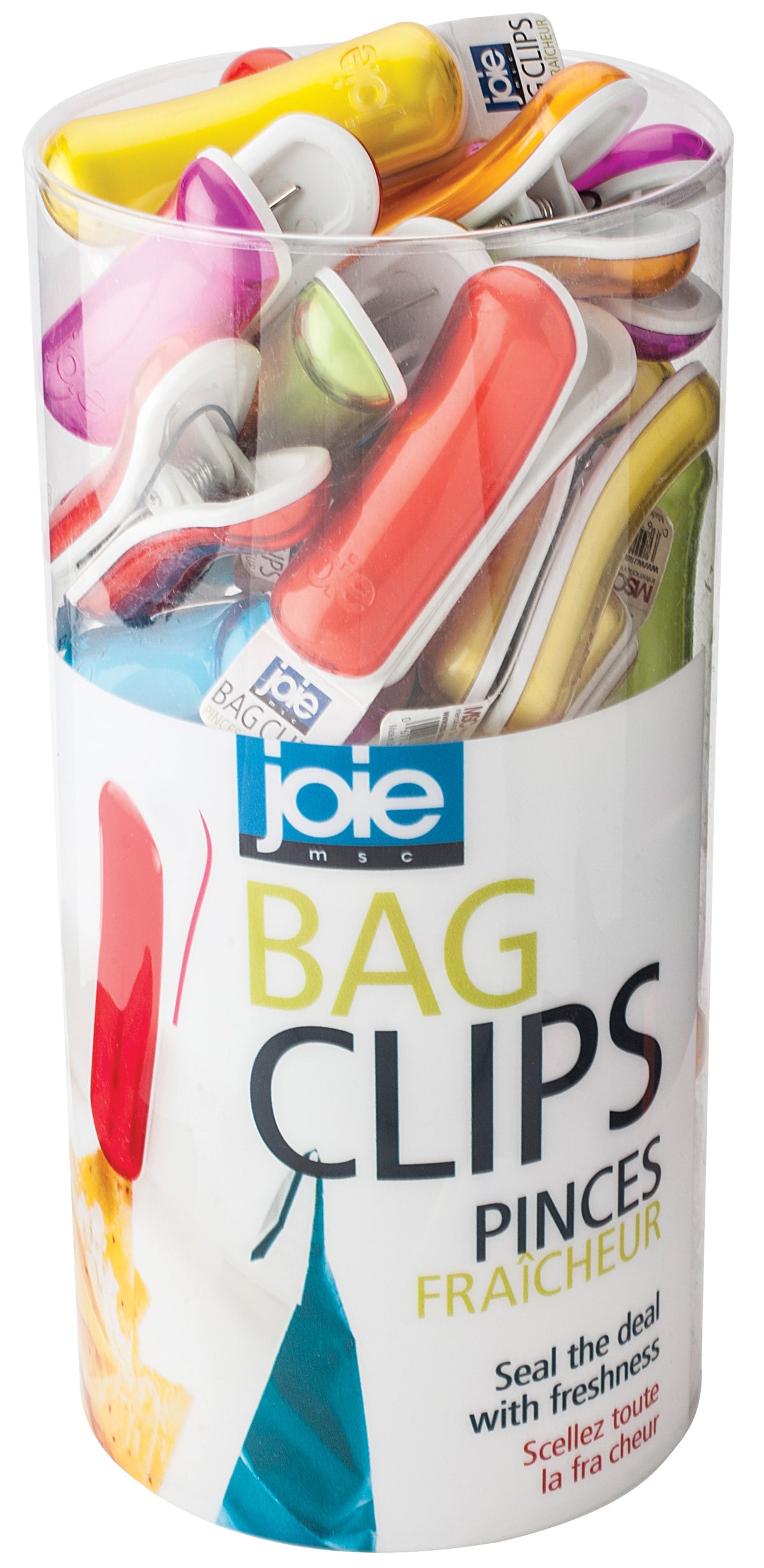 Joie MSC 26577PRO Bag Clips, Assorted Colors