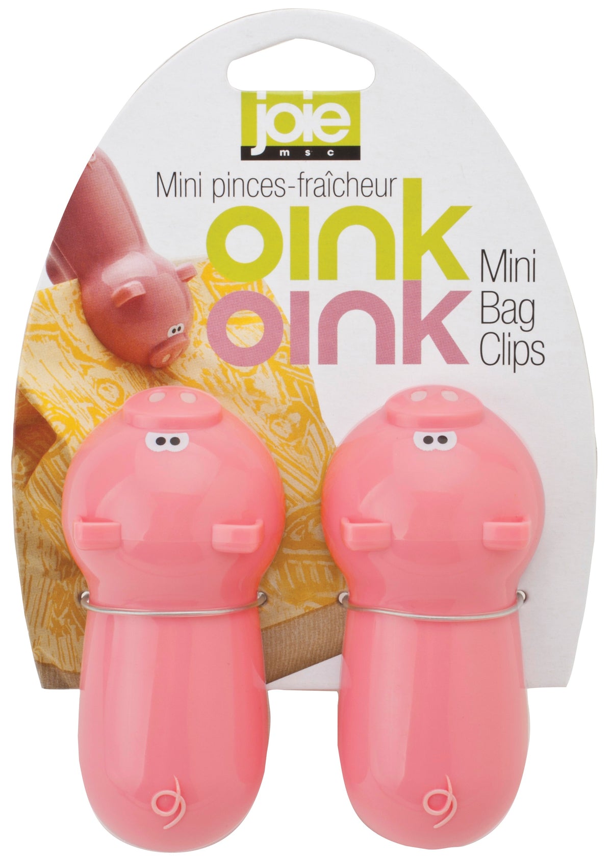 Joie MSC 78815 OinkOink Piggy Mini Bag Clips