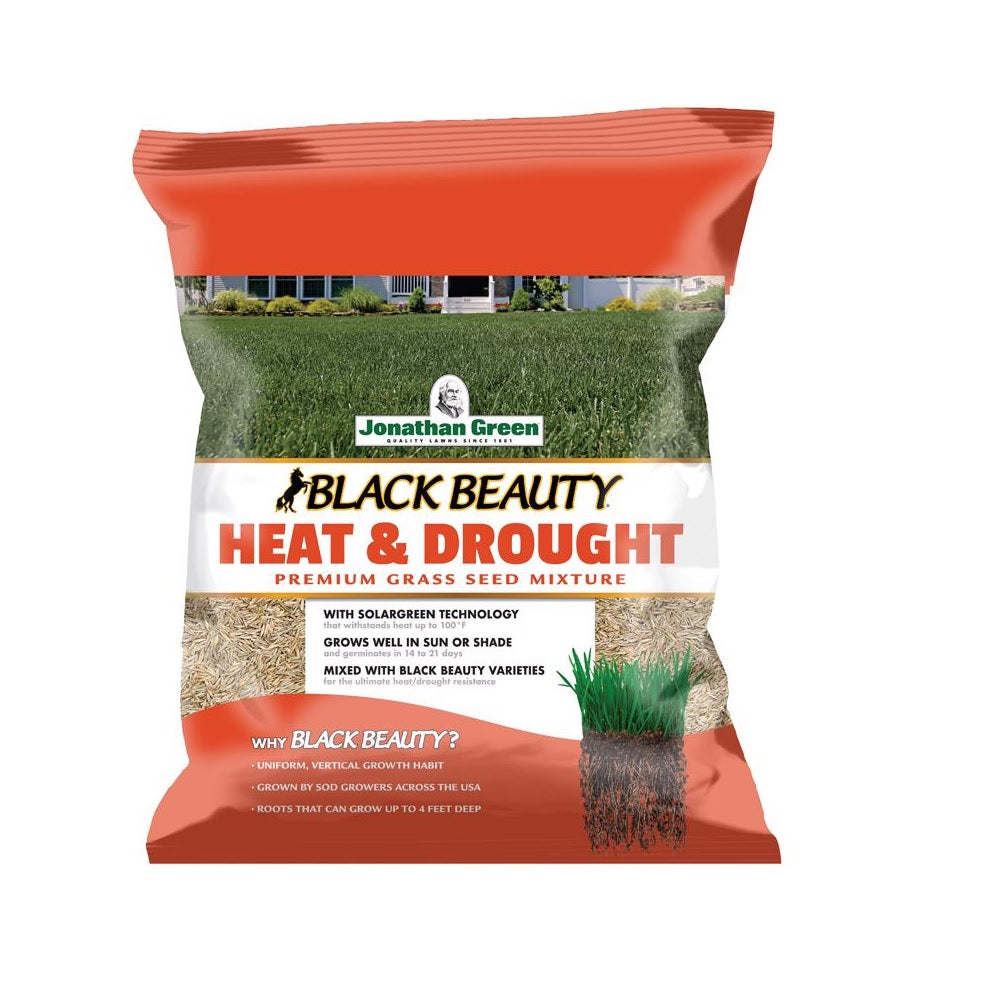 Jonathan Green 10515 Black Beauty Heat & Drought Grass Seed, 7 Lbs
