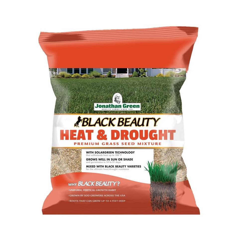 Jonathan Green 10514 Black Beauty Heat & Drought Mixed Grass Seed, 3 Lbs